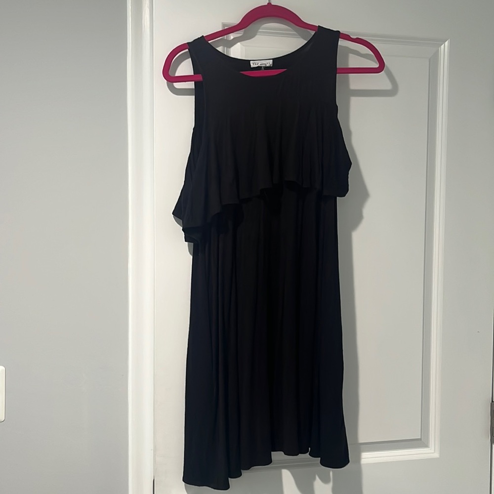 Socialite Black off shoulder dress